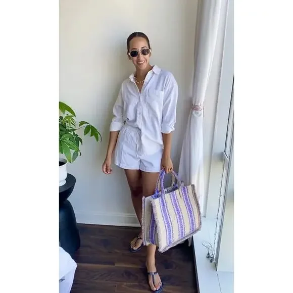 Sandro Striped Kasbah Tweedtote Bag$475 original retail